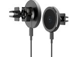15W Auto Telefono Supporto Mount Wireless Charger Caricabatterie Magnetico Nero