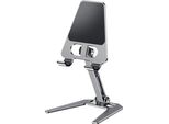 Supporto Per Tablet In Metallo Supporto Per Telefono Cellulare Pieghevole Supporto Ergonomico Angolare Regolabile Antiscivolo Da Scrivania Argento