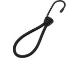 Cinghie Di Fissaggio - 24 Pezzi - Nero - Cinghie Di Fissaggio Con Ganci - Gomme Di Tensionamento - Tenditori Per Tende - Ganci A Ragno