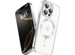 Custodia Per Iphone 16 Pro Magnetic Ultra Thin Transparent Case Con Magsafe E Camera Cover Argento