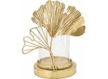 Mauro Ferretti Portacandele Foglia Oro 17X12X21 Cm