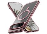 Custodia Magnetica Trasparente Per Google Pixel 10 Pro Xl, Compatibile Con Magsafe, Custodia Protettiva Ibrida Antiurto Rosa