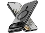 Custodia Magnetica Trasparente Per Google Pixel 9 Pro Xl, Compatibile Con Magsafe, Custodia Protettiva Antiurto Ibrida Nera