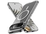 Custodia Magnetica Trasparente Per Google Pixel 10 Pro Xl, Compatibile Con Magsafe, Custodia Protettiva Ibrida Antiurto Bianca