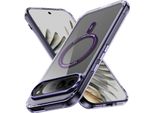 Custodia Magnetica Trasparente Per Google Pixel 10 Pro Xl, Compatibile Con Magsafe, Custodia Protettiva Ibrida Antiurto Viola