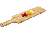 1.04 Tagliere In Bambù Da Appendere - Circa 60 X 14,5 X 1,5 Cm - Tagliere In Legno Con Manico