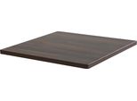 Piano Del Tavolo Quadrato Laminato 60 X 60 Cm In Legno Scuro - Oviala Rivoli