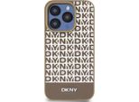 Dkny, Custodia Protettiva Per Iphone 14 Pro Max Con Motivo A Righe In Basso, Marrone