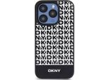 Dkny, Custodia Protettiva Per Iphone 14 Pro Con Motivo A Righe In Basso, Nero
