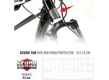 Kit Adesivo Di Protezione Del Telaio Della Bicicletta, Trasparente, 9 X 23 Cm, Spessore 0,3 Mm