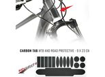 Kit Di Protezione Del Telaio Della Bicicletta In Carbonio, 9 X 23 Cm