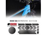 Kit Adesivo Di Protezione Telaio Mtb Rhino, Carbonio, 35 X 17,5 Cm