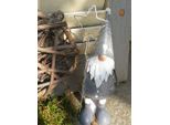 Babbo Natale A Led Con Stella, Grigio Babbo Natale A Led Con Stella - 24 Cm