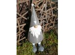 Babbo Natale Led Con Abete, Grigio Babbo Natale Led Con Abete - 37 Cm