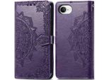 Cover Per Iphone 16E - Pelle Finta - Flip Cover Imoshion - Viola