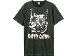Amplified - Maglietta "Black Cat"" Per Uomo/Donna Unisex GD1873 (L) (Charcoal)"