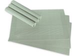 Tovagliette Borda Set Di 6 Tovagliette Verde Pastello
