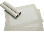 Tovagliette Borda Set Di 4 Bianco Crema Come Tovagliette Da Tavola