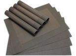 Tovagliette Borda Set Di 8 Marrone Come Tovagliette Da Tavola