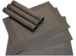 Tovagliette Borda Set Di 6 Marrone Come Tovagliette Da Tavola