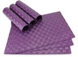 Set Di 6 Tovagliette Viola Modern Come Tovagliette Da Tavola