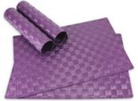 Set Di 4 Tovagliette Viola Modern Come Tovagliette Da Tavola