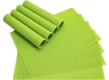 Tovagliette Borda Set Di 8 Verde Chiaro Come Tovagliette Da Tavola