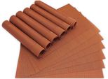 Tovagliette Borda Set Di 12 Tovagliette Color Rame