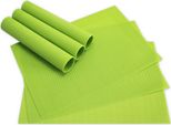 Set Di 6 Tovagliette Borda Verde Chiaro Come Tovagliette Da Tavola