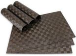 Tovagliette Modern Set Di 6 Marrone Come Tovagliette Da Tavola
