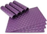 Set Di 8 Tovagliette Viola Modern Come Tovagliette Da Tavola