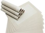 Tovagliette Borda Set Di 12 Bianco Crema Come Tovagliette Da Tavola