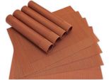 Tovagliette Borda Set Di 8 Tovagliette Color Rame