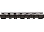 Scarmaxx 1M Canale Di Drenaggio A Pavimento A15 115 Mm Griglia A Barre Grigio - 13X100X11,5Cm