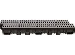 Scarmaxx 2M Canale Di Drenaggio A Pavimento A15 115 Mm Griglia A Barre Grigio - 13X200X11,5Cm