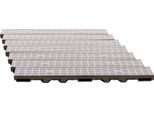 Scarmaxx 7M Canale Di Drenaggio A Pavimento Canale Per Acqua Piovana A15 60 Griglia A Barre Longitudinali Grigio - 13X700X6Cm