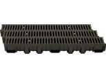 Scarmaxx 3M Canale Di Drenaggio A Pavimento Canale Per Acqua Piovana A15 60 Mm Griglia A Barre Grigio - 13X300X11,5Cm