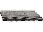 Scarmaxx 4M Canale Di Drenaggio A Pavimento Canale Per Acqua Piovana A15 60 Mm Griglia A Barre Grigio - 13X400X6Cm