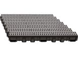 Scarmaxx 7M Canale Di Drenaggio A Pavimento A15 115 Mm Griglia A Barre Grigio - 13X700X11,5Cm