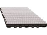 Scarmaxx 10M Canale Di Drenaggio A Pavimento A15 60 Mm Griglia Longitudinale Grigia - 13X1000X11,5Cm