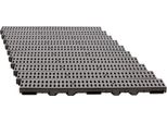 Scarmaxx 10M Canale Di Drenaggio A Pavimento Canale Per Acqua Piovana A15 60 Mm Griglia A Barre Grigio - 13X1000X6Cm