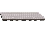 Scarmaxx 3M Canale Di Drenaggio A Pavimento Canale Per Acqua Piovana A15 60 Griglia A Barre Longitudinali Grigio - 13X300X6Cm