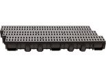 Scarmaxx 3M Canale Di Drenaggio A Pavimento A15 115 Mm Griglia A Barre Grigio - 13X300X11,5Cm