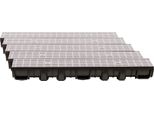 Scarmaxx 5M Canale Di Drenaggio A Pavimento A15 60 Mm Griglia Longitudinale Grigia - 13X500X11,5 Cm