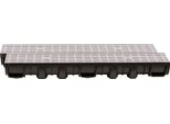 Scarmaxx 2M Canale Di Drenaggio A Pavimento A15 60 Mm Griglia Longitudinale Grigia - 13X200X11,5Cm