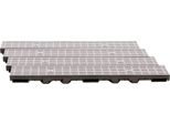 Scarmaxx 4M Canale Di Drenaggio A Pavimento Canale Per Acqua Piovana A15 60 Griglia A Barre Longitudinali Grigio - 13X400X6Cm