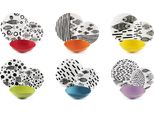 Set Di Stoviglie Excelsa 18 Pezzi Black Fishes In Porcellana Piatta E Gres Colorato