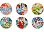 Excelsa Set Di 6 Piatti Da Portata Kimono In Porcellana 15 Cm Colorato