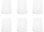 Excelsa Set Di 6 Bicchieri Da Acqua Marsiglia In Vetro 47,5 Cl Trasparente