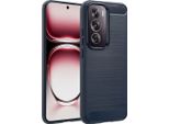 Oppo Reno 12 Sleeve - Silicone - Imoshion Custodia Morbida/Copertura Posteriore - Blu Scuro